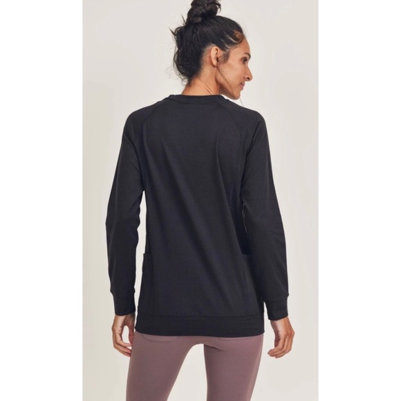 Eco Essential Longline Raglan Pullover NWT - Picture 4 of 9